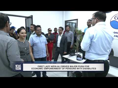 YouTube video thumbnail: First Lady Arya Ali Drives Major Push For Economic Empowerement of Persons with Disabilities