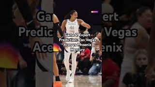 Game 2 Prediction: Las Vegas Aces vs Phoenix Mercury #wnba