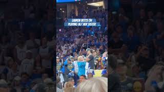 Lauren Betts on playing with her sister 🫶 #ucla