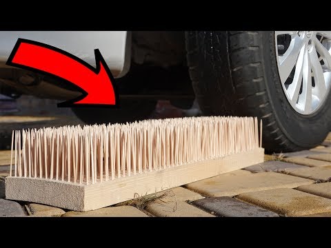 EXPERIMENT: CAR vs 3000 TOOTHPICKS 😱