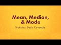 Understanding Mean, Median, and Mode