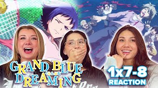 WHAT A 🐓 BLOCK! 🤣 Grand Blue Dreaming - 1x7 & 1x8 - Doubles / Men's Cocktails