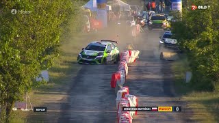Butyński overcorrects | ERC - Rally Hungary