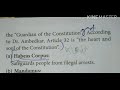 Indian Constitution and Governance Concepts