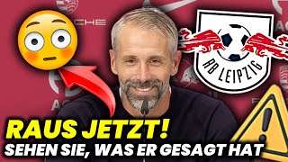 SIEHE JETZT! MARCO ROSE SAGTE DAS... RB LEIPZIG NACHRICHTEN