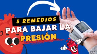 5 REMEDIOS  NATURALES PARA LA HIPERTENSIÓN ARTERIAL!🌿