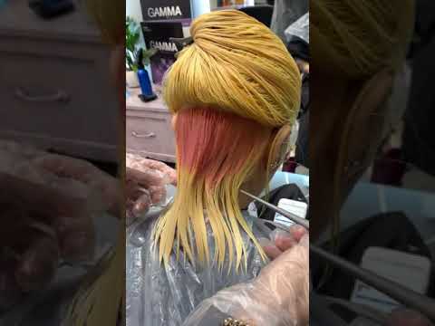Nhuộm xanh mint ẩn gáy cực đẹp cho nữ | Alin Hair Tv | Galaxy color