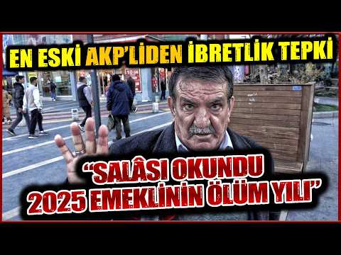 "2025 EMEKLİNİN ÖLÜM YILI, SELÂSI OKUNDU" 2025 VERGİLERLE GELDİ, VATANDAŞIN SÖZLERİ MIZRAK GİBİ!