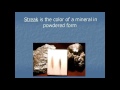 Mineral Properties and Identification