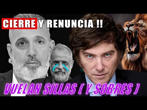 RENUNCIÓ!🔥 MILEI HIZO VOLAR SILLAZOS EN C5N Y CASI CIERRAN TODO! 🔥