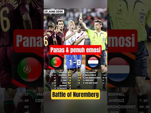 PORTUGAL vs BELANDA - Battle of Nuremberg - World cup 2006 #football #shorts
