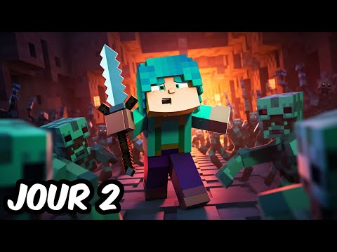 SURVIVRE A UNE ATTAQUE DE ZOMBIES DANS MINECRAFT