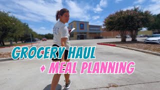 MAJOR ALDI GROCERY HAUL + WEEKLY MEAL PLANNING FOR MY FAMILY OF 6 