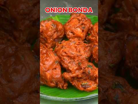 டீகடை வெங்காய போண்டா – மொறுமொறுனு இருக்க இதான் ரகசியம்! | Tea Kadai Onion Bonda | snacks #shorts