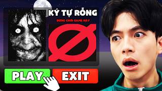 Tôi Thử Chơi những Game KÝ TỰ RỖNG trong Roblox..