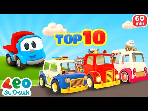 Leo si Truk Episode Lengkap | Kartun Anak TOP 10. Truk dan Kendaraan untuk Anak