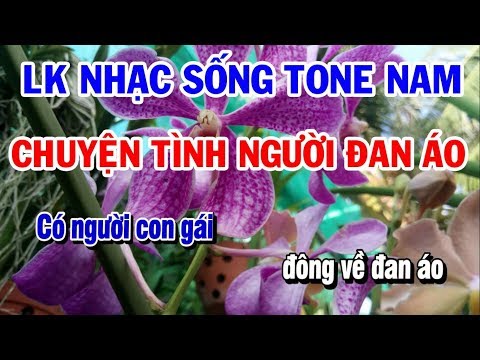 Lk Nhạc Sống Tone Nam Dễ Hát | Chuyện Tình Người Đan Áo – Tâm Sự Đời Tôi | Thanh Hải