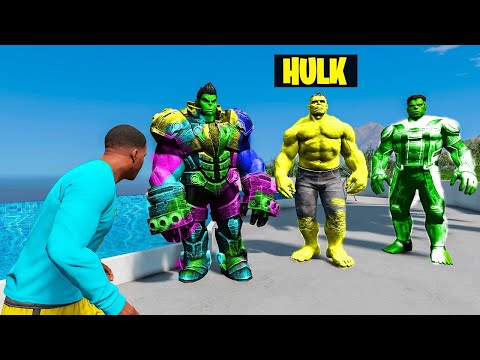 GTA 5 Franklin Stealing $1000,000,00 HULK Suit IN GTA 5 !