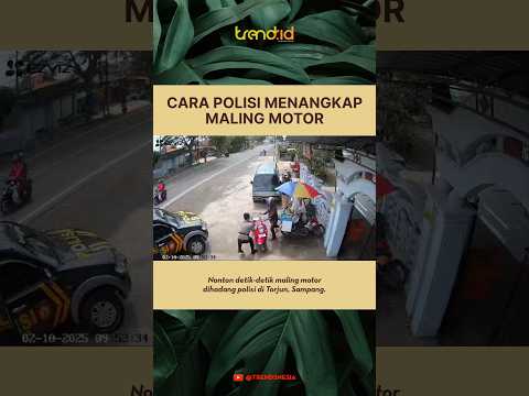 CARA POLISI MENANGKAP MALING MOTOR