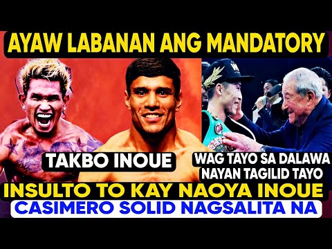 TUMAKBO SA MANDATORY Naoya Inoue Binuking Na?Solid CASIMERO nagsalita na Bad aratiles