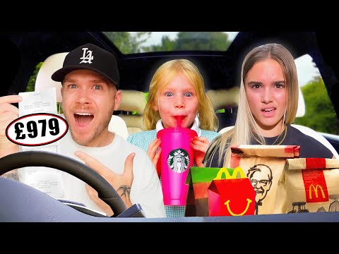 Letting The Person in FRONT of me DECIDE What we Eat for 24 HOURS!!
