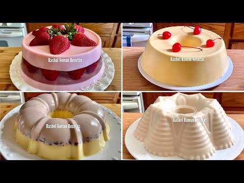 4 Postres fáciles con gelatina /sobremesas 😋