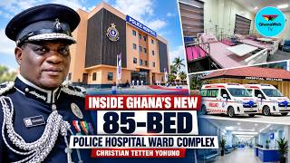 YouTube video thumbnail:  Inside Ghana’s New 85-Bed Police Hospital Ward Complex 