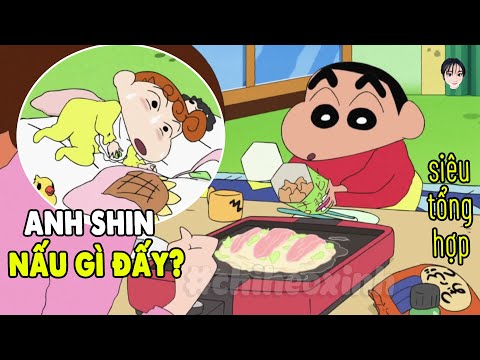 Siêu Tổng Hợp Shin - Thử Thách Cấm Cười Khi Ăn | Shin Tập Mới Để Ăn Cơm | Shin Cậu Bé Bút Chì