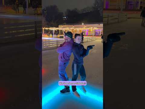 Wir sind uns nicht einig 😳#Eislaufen #Eiskunstlauf #icefreestyle #Duell