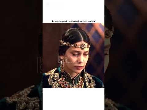 The way they took permission from their husbands #kurulus  #orhan #osman #alaeddin #gonca #holofira