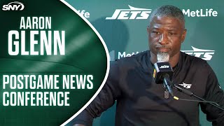 Aaron Glenn not pleased with Jets offense in preseason loss to Giants
