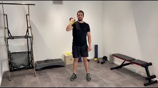 Épaulé Jeté Squat unilatéral avec Kettlebell