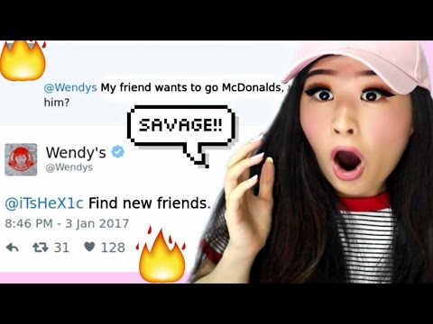 Wendy's ROASTS People On Twitter!!
