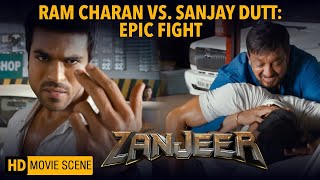 Ram Charan vs Sanjay Dutt 💥 Epic Showdown Scene | Zanjeer Movie Action Blast