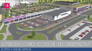 Autobusovú stanicu vo Zvolene chcú zmodernizovať 28.2.2025
