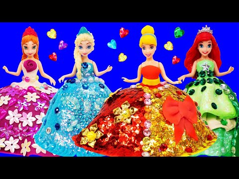 Sparkle Dresses for Miniature Princess Dolls