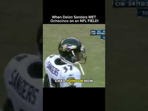 That time Deion Sanders MET Ochocinco! Deion Sanders Vs Ochocinco (2005) #ochocinco #coachprime