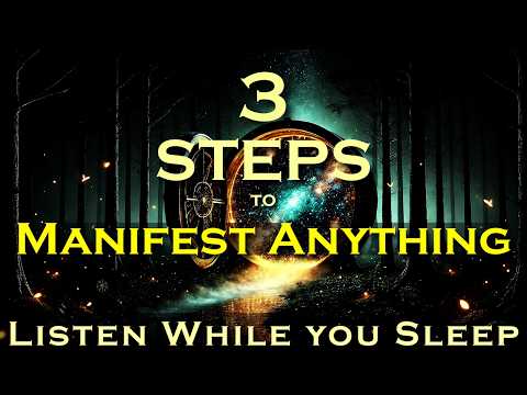 3 Steps to MANIFEST ANYTHING ~ Listen while you Sleep Meditation