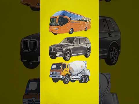 BUS, BMW X7 DAN TRUCK MIXER #shorts