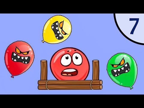 Новый Несносный КРАСНЫЙ ШАР #7. Мультик ИГРА New Red Ball на Игрули TV