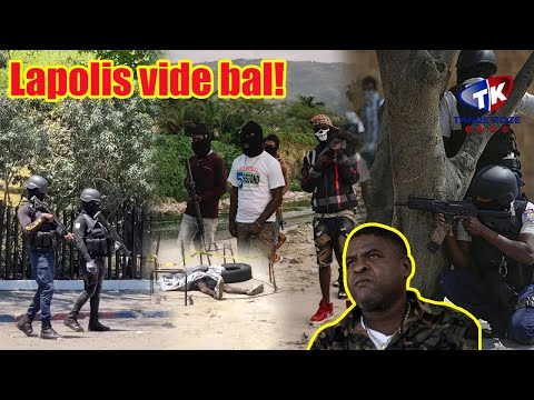 Lapolis vide bal sou yon pakèt band! ki anvayi Taras.. Se kounye a bandi latibonit yo nan pwoblèm