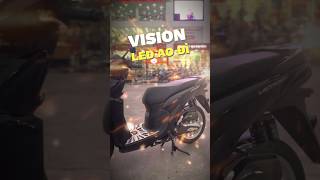 Vision lên led audi có làm anh em xao xuyến #xuhuong #trending #vision #thienmoto