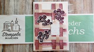 Immer wieder mittwochs - Kartenthema im August mit Stampin' Up! #273 und Monats-Aktionen