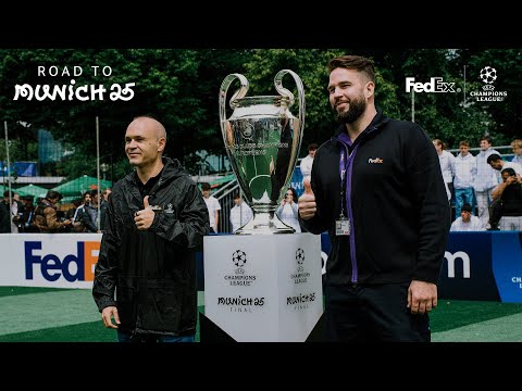 ¡El trofeo de la UEFA Champions League ya llegó! | Rumbo a Múnich #DeliveringForSuccess