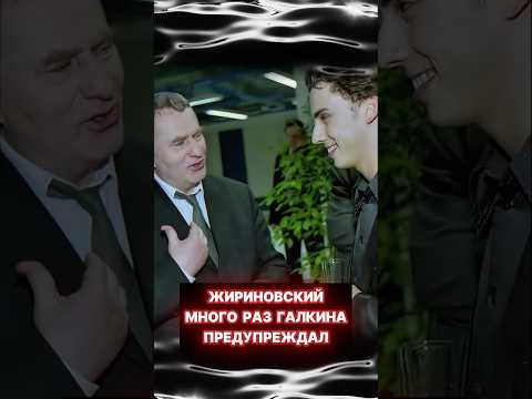 Жириновский МНОГО РАЗ ПРЕДУПРЕЖДАЛ Галкина! #shorts