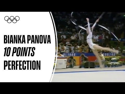 Bianka Panova shocks everyone with perfect ten points Ribbon performance at Seoul 1988