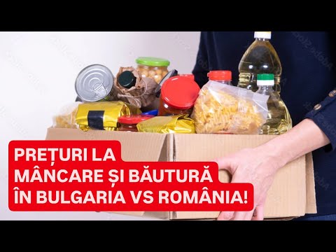 TESTEZ PREȚURILE la MÂNCARE și BĂUTURĂ în BULGARIA și ROMÂNIA! Cumpără românii ALIMENTE IEFTINE?