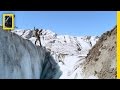 Glacier Navigation and Ice Climbing Challenges