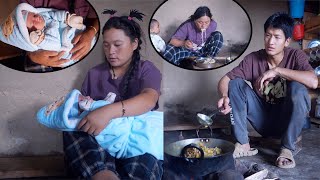 Jina getting better II CHAWAHANG is growing II Sanjip Cooking for wife@AloneAdhirajnepal