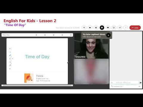 English for Kids:  Time of day 2